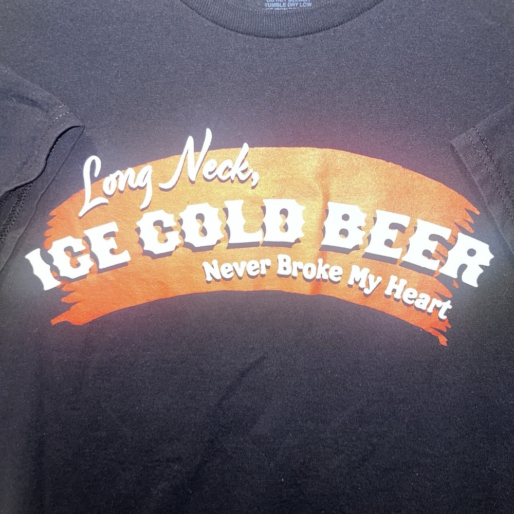 Luke Combs 2024 Concert Tour T-shirt Sz Lg Country Nice Long Neck Ice Cold Beer